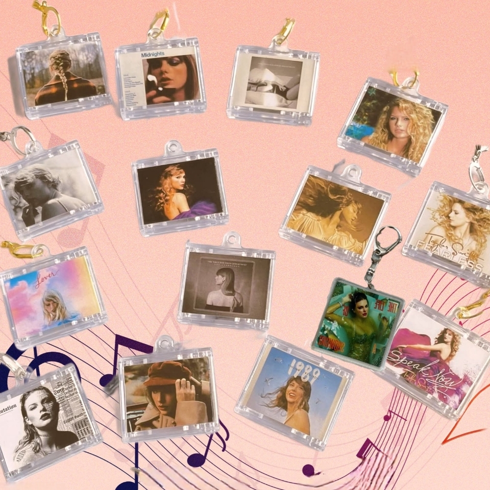 Taylor Swift Custom NFC Mini Album Keychains
